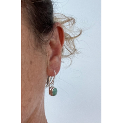 Boucles d'oreilles turquoise véritable