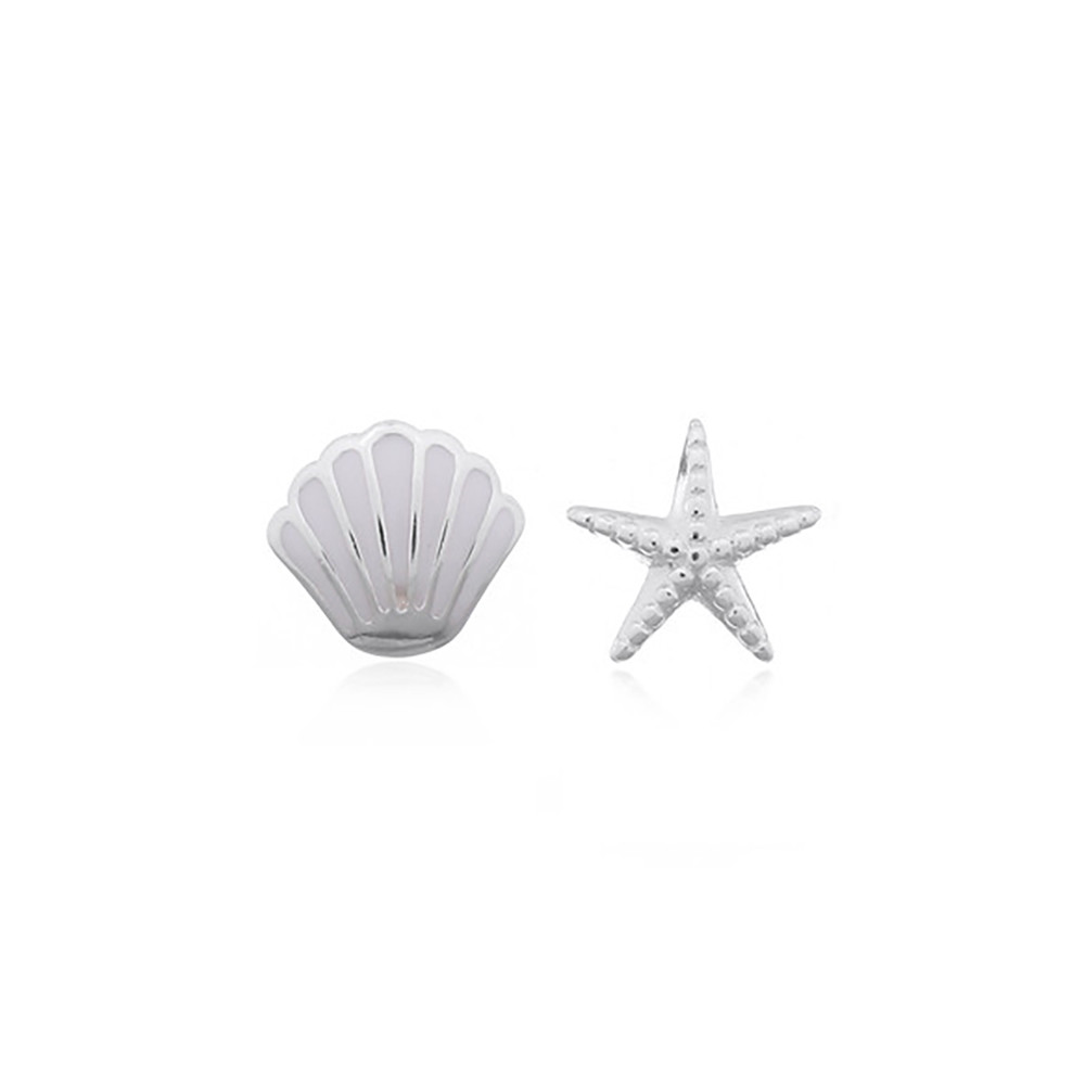 bijou color - Promos Puces en argent forme lune et étoile bijou color - Promos Puces en argent forme lune et étoile