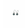 bijou color - Boucles d'oreilles topaze bleue chic