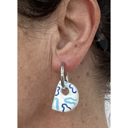 copy of Boucles d'oreilles, clou d'oreille en céramique