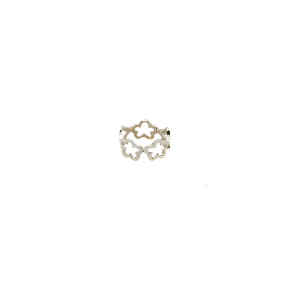 bijou color - Promos Bague jonc ajouré en argent-Bagues argent-à...