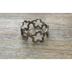 bijou color - Promos Bague jonc ajouré en argent-Bagues argent-à...