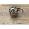 bijou color - Promos Bague jonc ajouré en argent-Bagues argent-à...