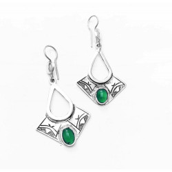 boucle d'oreille touareg longue