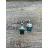 bijou color - Boucle d'oreille ethnique touareg argent